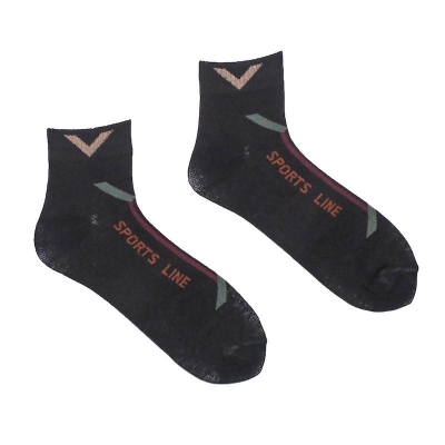 Picture of Action Ankle Socks for Men by MB Hosiery  (Black)