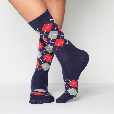 Picture of Premium Long Socks For Men  (Multi-color)