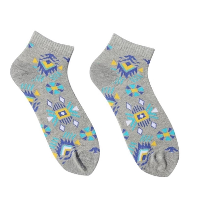 Picture of Cotton Premium Ankle Socks for Women by MB Hosiery  (Multicolor)
