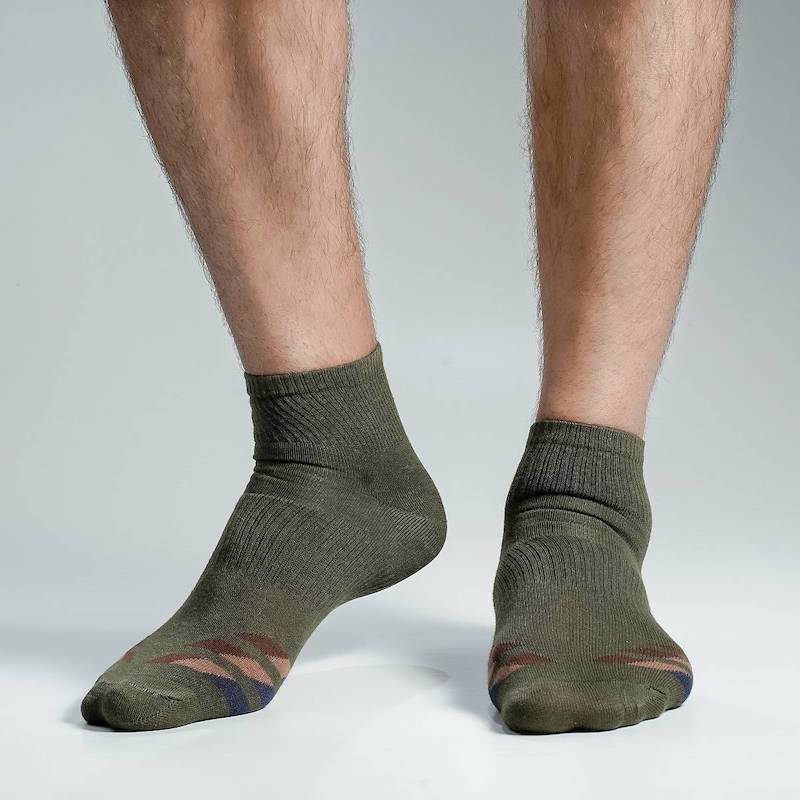 Picture of Kmalion Ankle Socks For Men  (Olive)