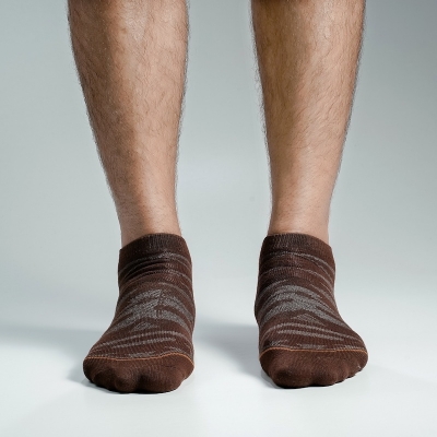 Picture of Kmalion Ankle socks for Men By MB Hosiery  (Chocolate)