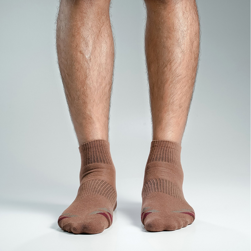 Picture of Kmalion Ankle socks for Men  (Brown)