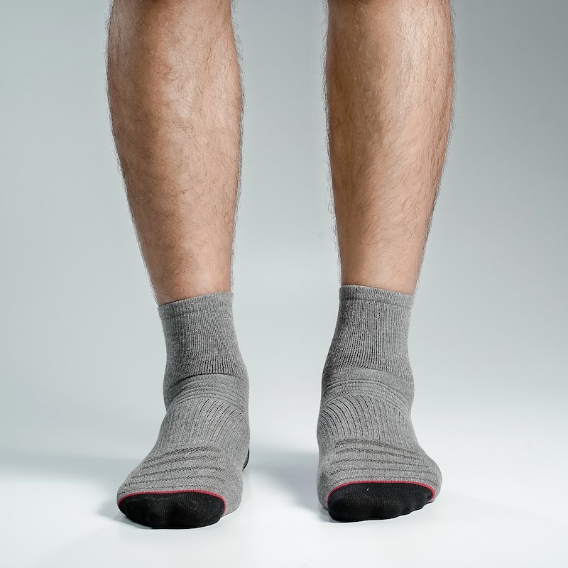 Picture of Kmalion Ankle Socks For Men  (Grey)