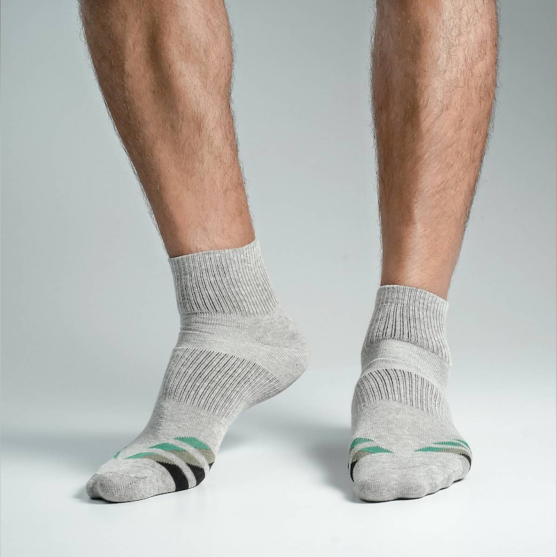 Picture of Kmalion Ankle socks for Men By MB Hosiery  (Ash Design)