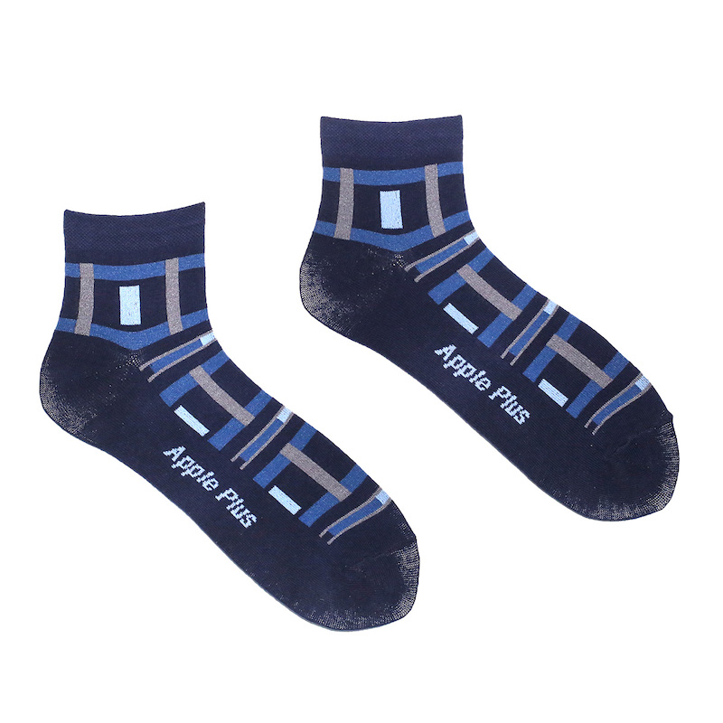 Picture of Apple Plus Ankle Socks for Men  (Navy Blue)