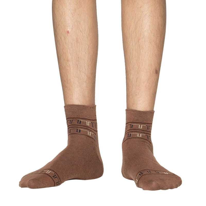Picture of Premium Ankle Socks for Men  (Brown)