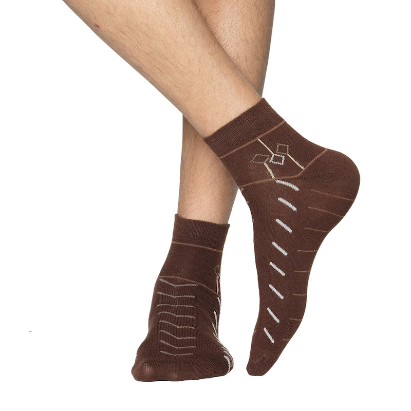Picture of Premium Ankle Socks for Men  (Chocolate)
