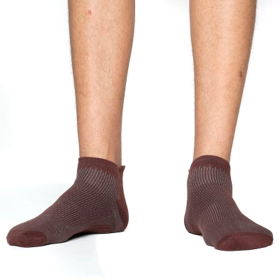 Picture of Premium Ankle Socks for Men  (Chocolate)