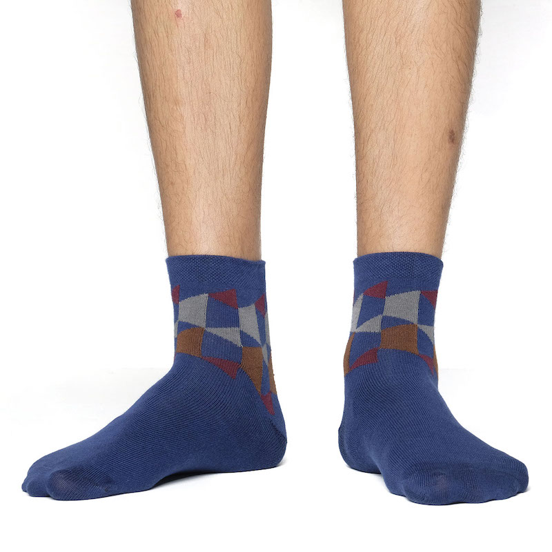 Picture of Premium Ankle Socks for Men  (Navy Blue)