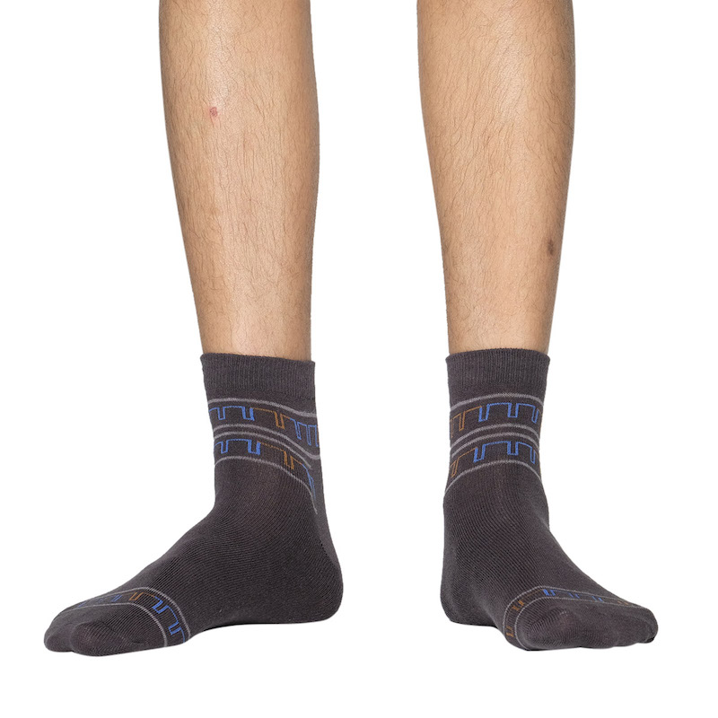 Picture of Premium Ankle Socks for Men  (Charcoal)