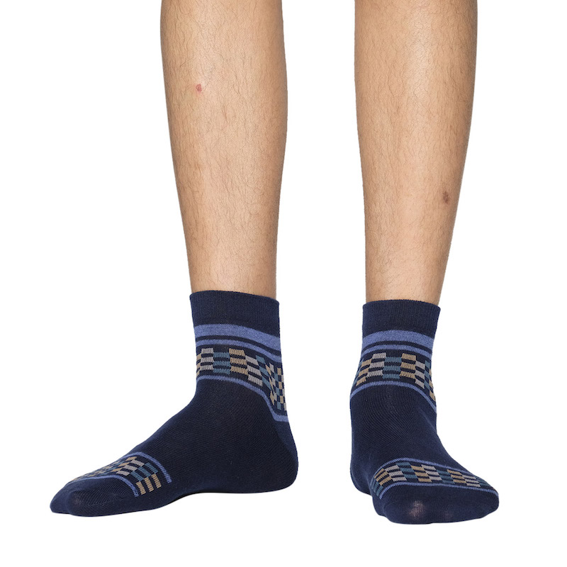 Picture of Premium Ankle Socks for Men  (Navy Blue)