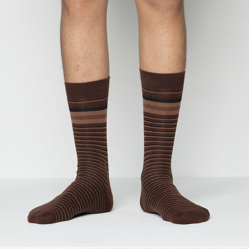 Picture of Premium Long Socks For Men  (Chocolate)