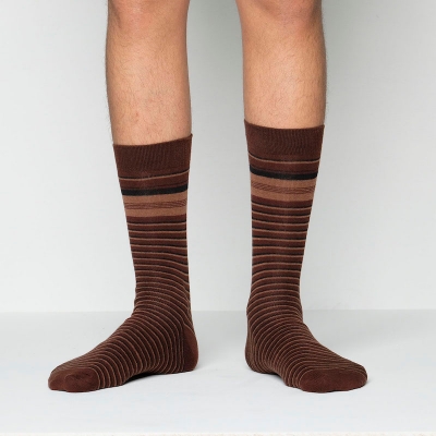 Picture of Premium Long Socks For Men  (Chocolate)