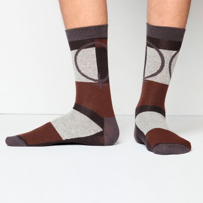 Picture of Premium Long Socks For Men  (Multicolor)
