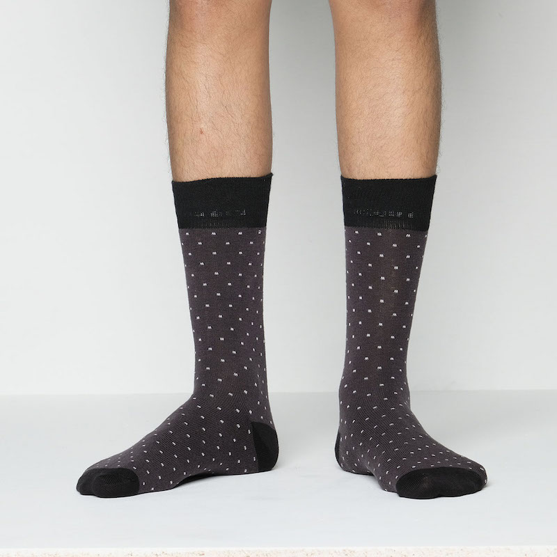 Picture of Premium Long Socks For Men  (Charcoal)