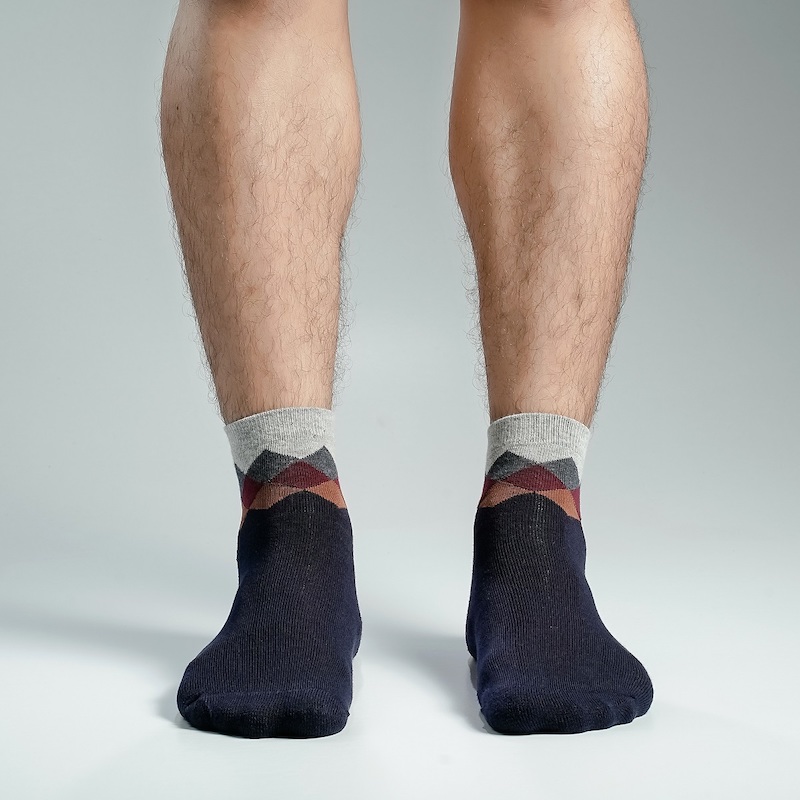 Picture of Swan Premium Ankle Socks For Men  (Navy Blue)