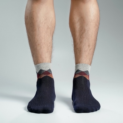 Picture of Swan Premium Ankle Socks For Men  (Navy Blue)