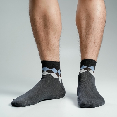 Picture of Swan Premium Ankle Socks For Men  (Charcoal)