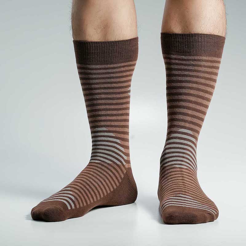 Picture of Swan Viara Long Socks For Men  (Chocolate)