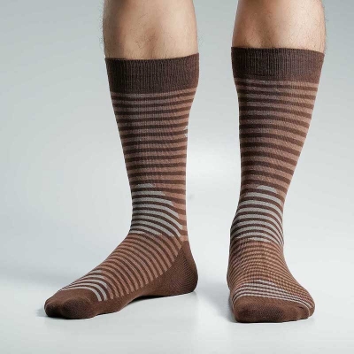 Picture of Swan Viara Long Socks For Men  (Chocolate)