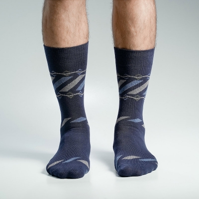 Picture of Action King Long Socks For Men  (Navy Blue)