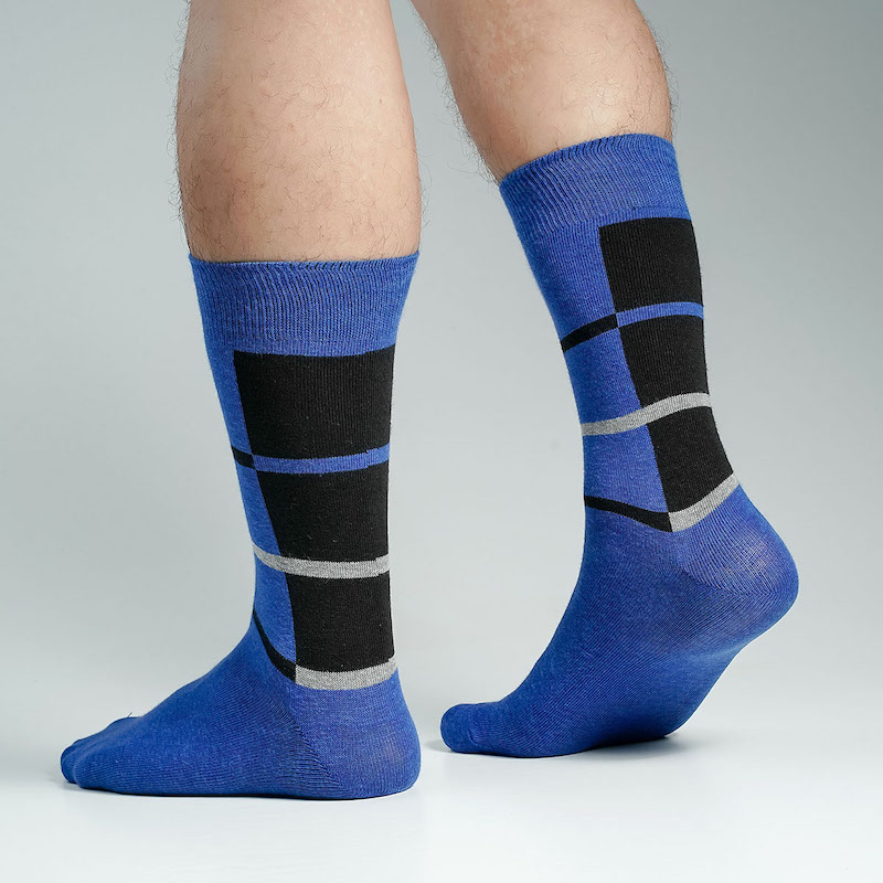 Picture of Pridezone Long Socks For Men  (Blue)