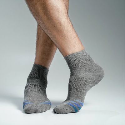 Picture of Kmalion Ankle Socks For Men  (Grey)