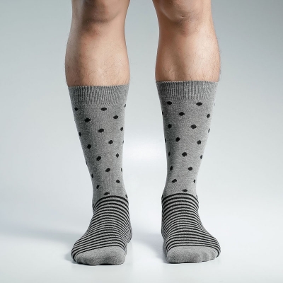 Picture of Super Dog Long Socks For Men  (Ash)