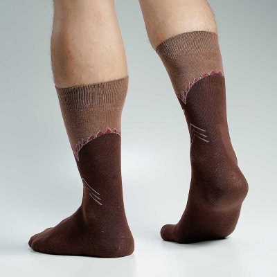 Picture of Swan Viara Long Socks For Men  (Chocolate)