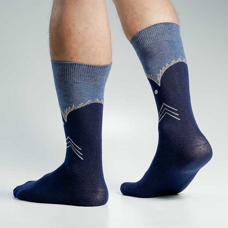 Picture of Swan Viara Long Socks For Men  (Navy Blue)