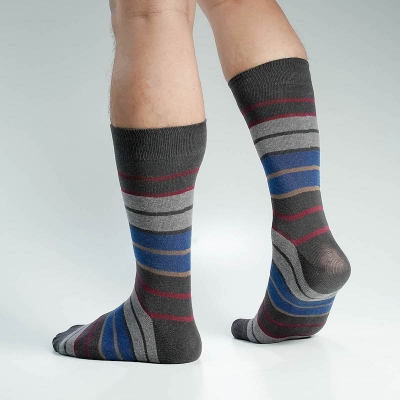 Picture of Pridezone Long Socks For Men  (Charcoal)