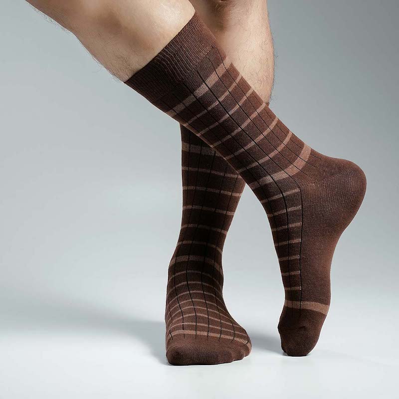 Picture of Pridezone Long Socks For Men  (Chocolate)