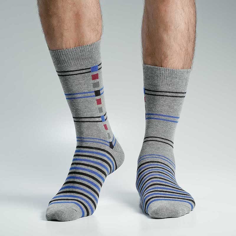 Picture of Swan Viara Long Socks For Men  (Ash)