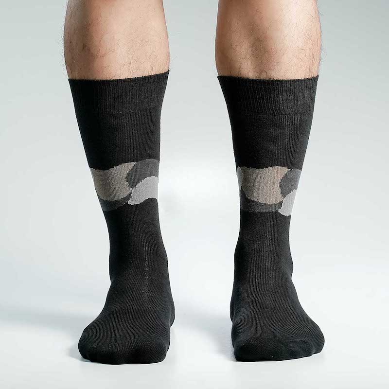 Picture of Swan Viara Long Socks For Men  (Black)