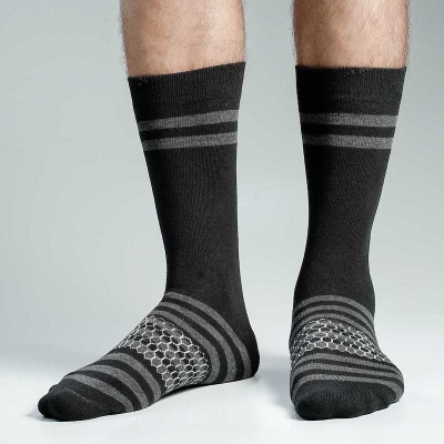 Picture of Swan Premium Long Socks For Men  (Black)