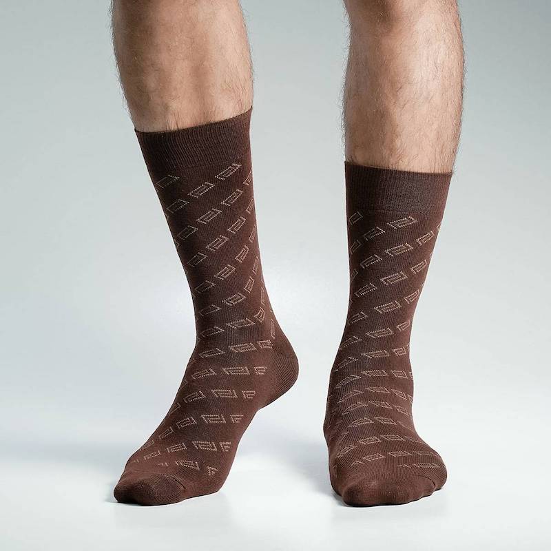 Picture of Super Dog Long Socks For Men  (Chocolate)