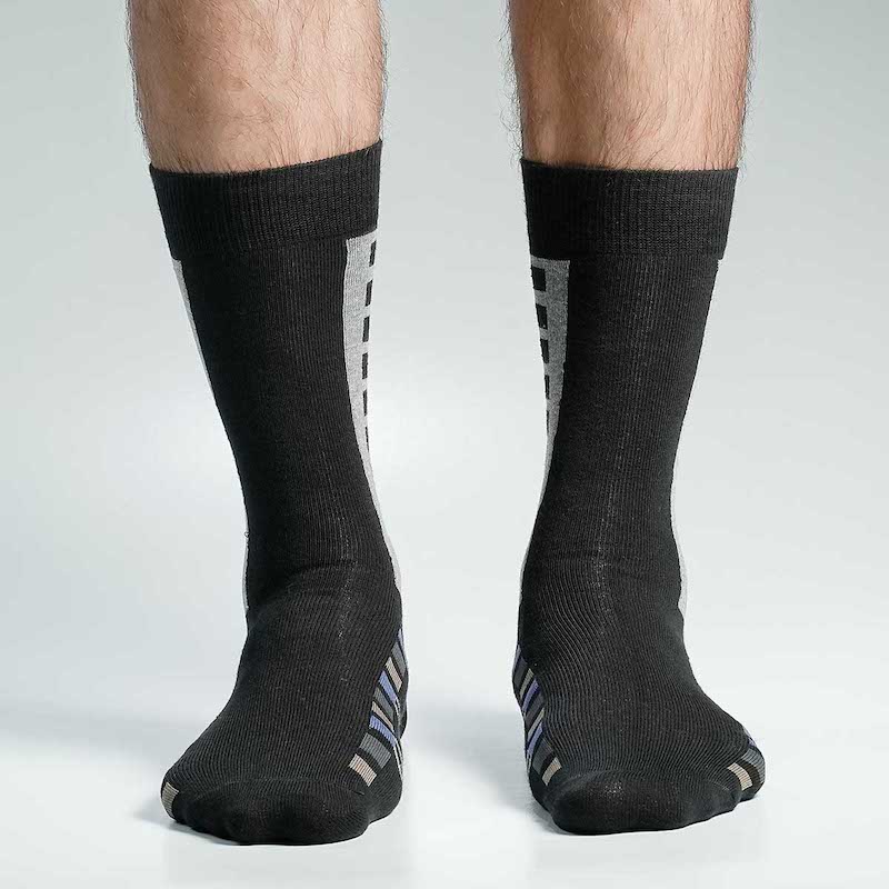 Picture of Swan Long Socks For Men  (Black)