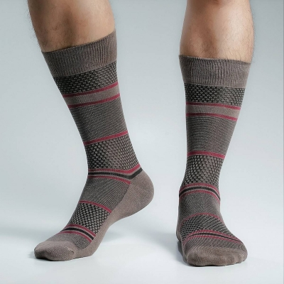 Picture of Peoples Long Socks For Men  (Brown)