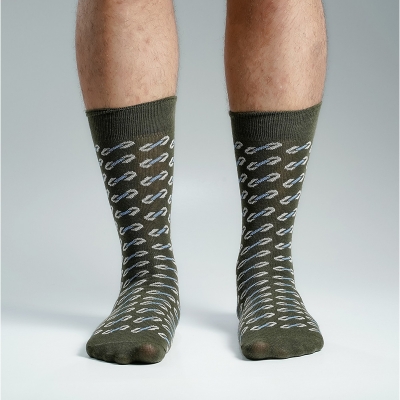Picture of Premium Long Socks For Men  (Olive)