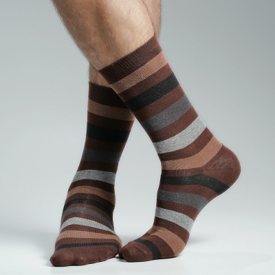 Picture of Premium Long Socks For Men  (Chocolate)