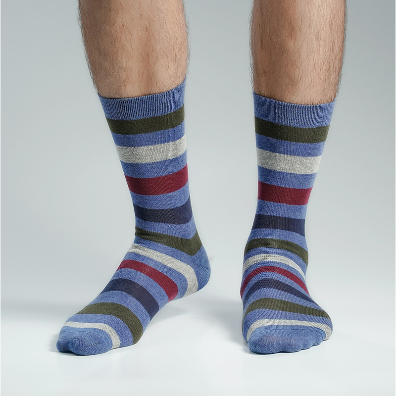 Picture of Premium Long Socks For Men  (Blue)