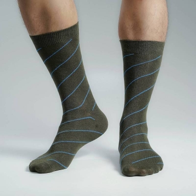 Picture of Premium Long Socks For Men  (Olive)