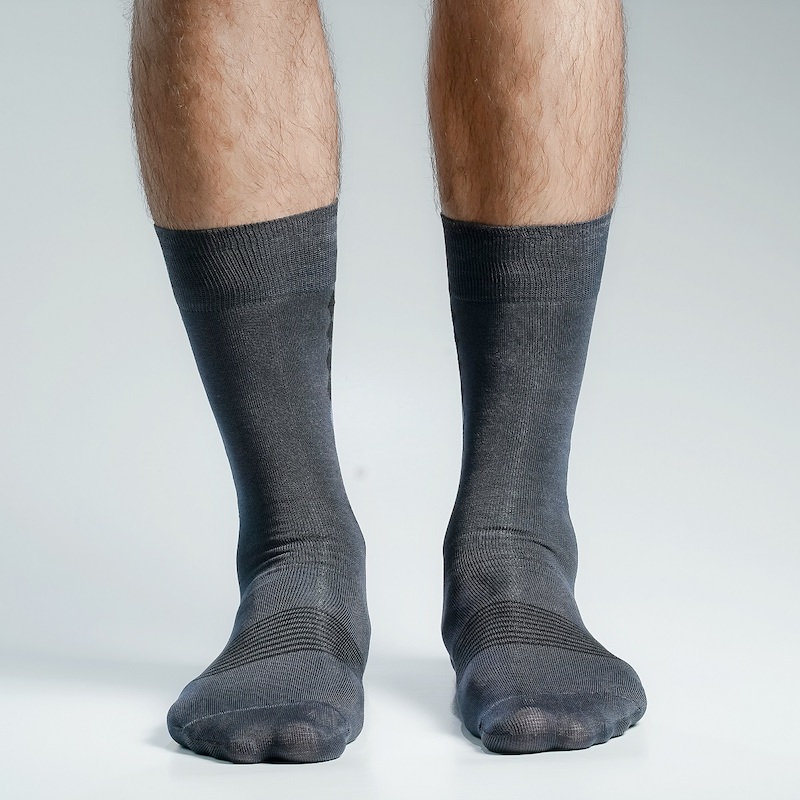 Picture of Premium Long Socks For Men  (Charcoal)