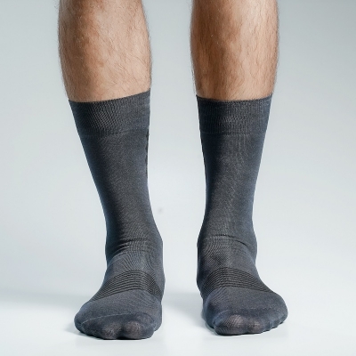 Picture of Premium Long Socks For Men  (Charcoal)
