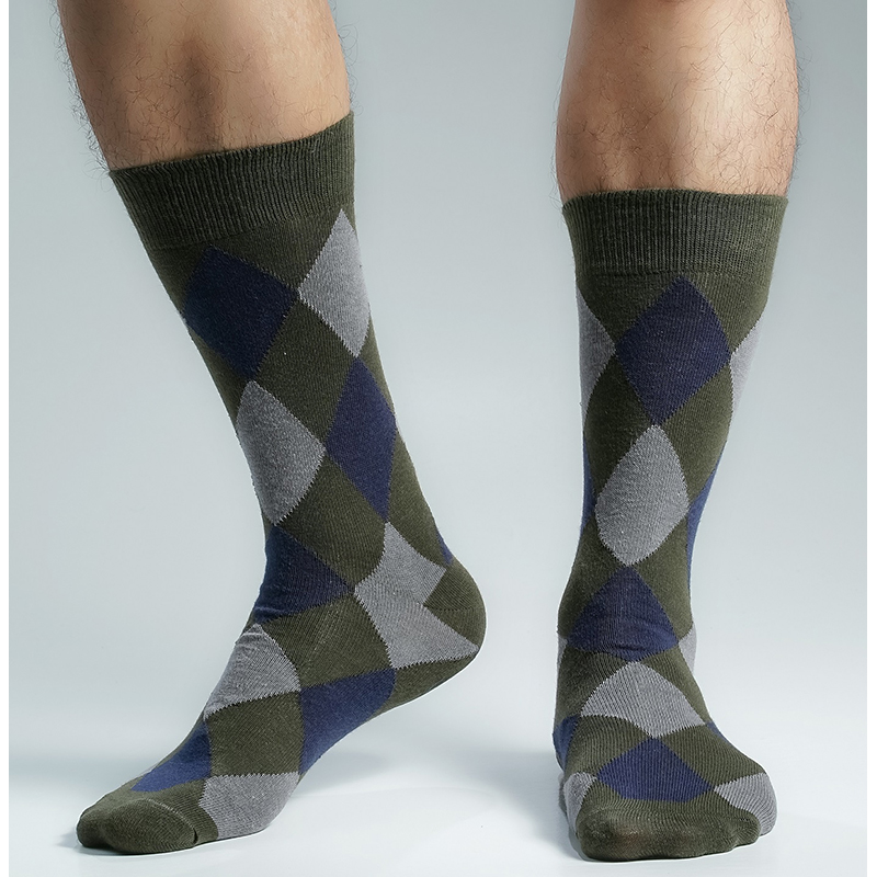 Picture of Premium Long Socks For Men  (Olive)