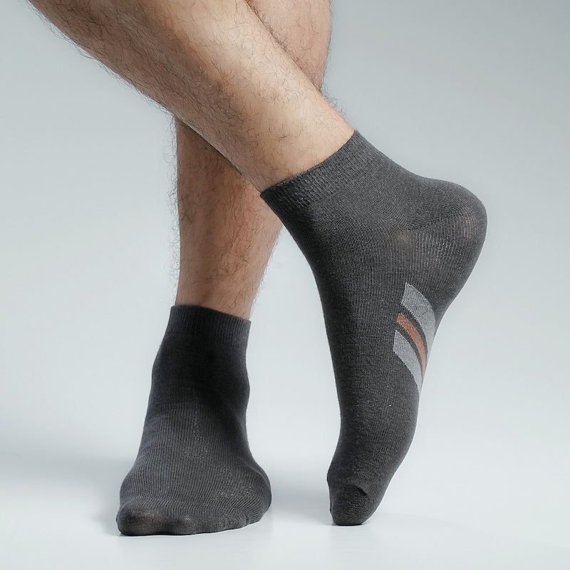 Picture of Premium Ankle Socks For Men  (Charcoal)