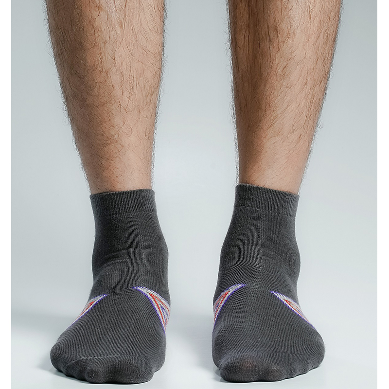 Picture of Premium Ankle Socks For Men  (Charcoal)