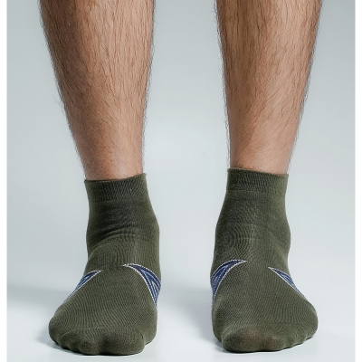 Picture of Premium Ankle Socks For Men  (Olive)