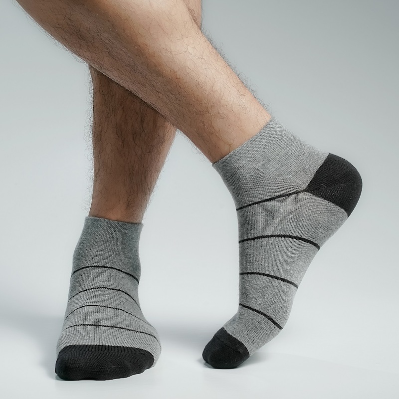 Picture of Premium Ankle Socks For Men  (Ash)