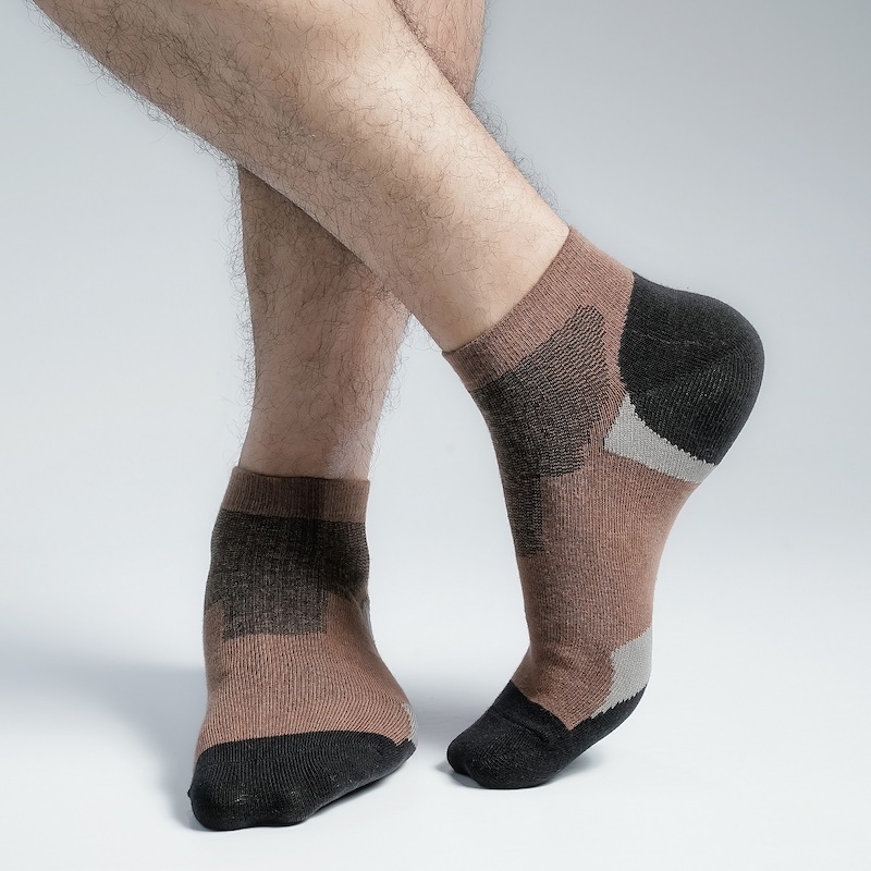 Picture of Premium Ankle Socks For Men  (Brown)